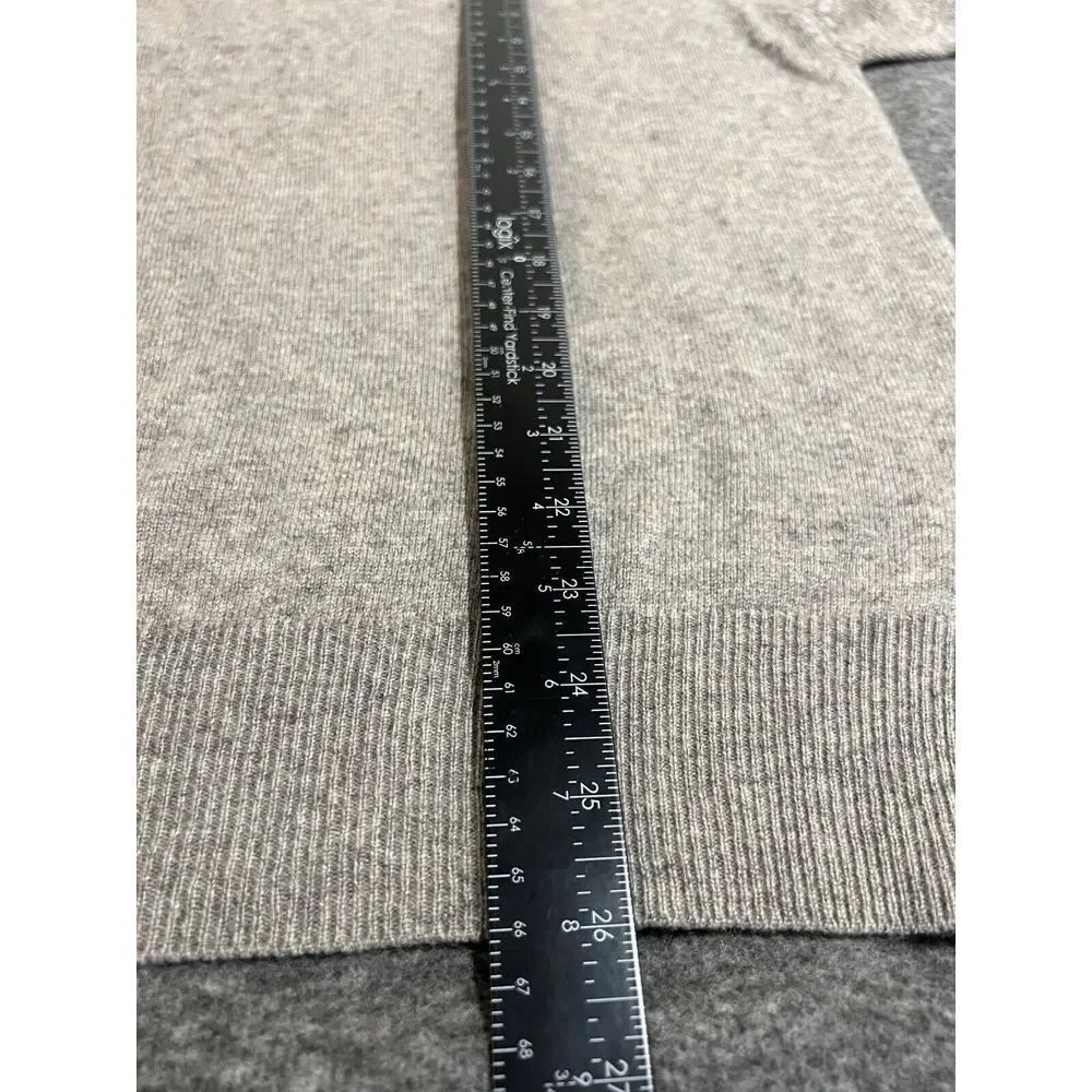 Davis & Squire 100% Cashmere V-Neck Sweater Sz L‎ Classic Capsule Minimalist - Picture 7 of 9